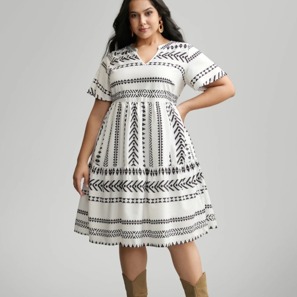 Bloomchic Black And White Geometric Pattern Babyd… - image 7